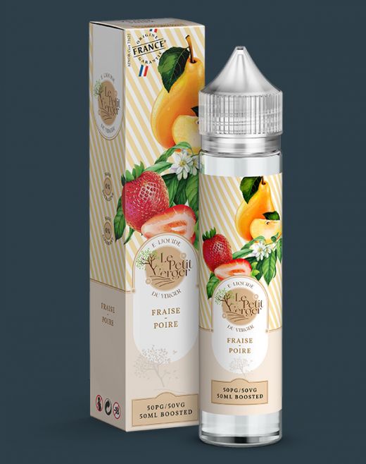 Grossiste e-liquide Fraise - Poire 50 ml