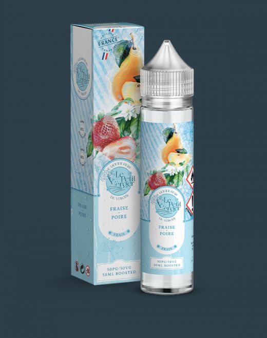 Grossiste e-liquide Fraise - Poire Frais 50 ml