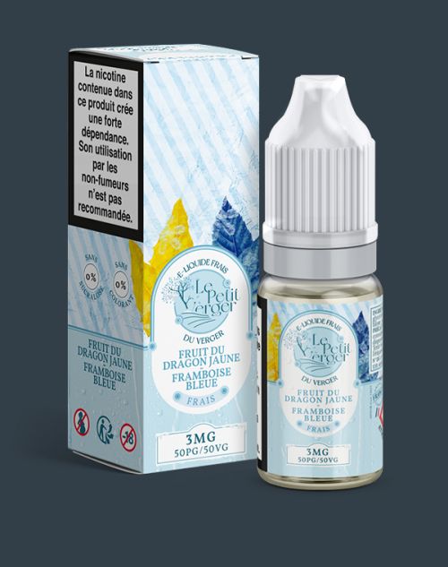 Grossiste e-liquide Fruit du dragon jaune - Framboise bleue Frais