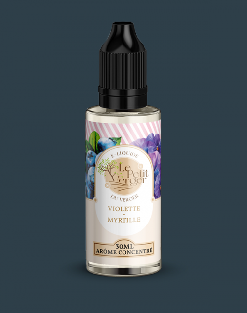 Grossiste e-liquide Concentré Violette - Myrtille